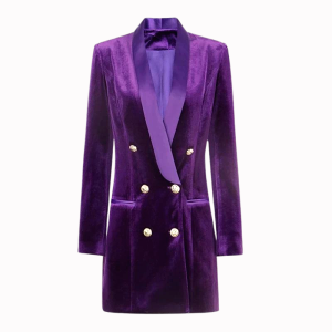 Robe Blazer Velours 2