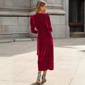 Robe Portefeuille Velours